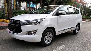 Innova Crysta Front | Car hire in ahmedabad